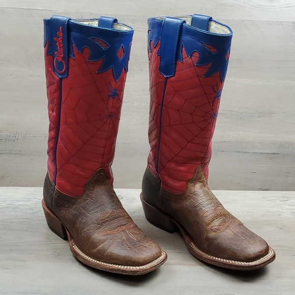 spiderman cowboy boots